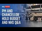 Watch live: The Prime Minister and Chancellor host a Q&A on the budget and the NHS