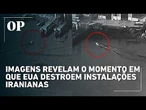 Vídeo mostra momento em que EUA destroem instalação de manutenção de navios e submarinos do Irã
