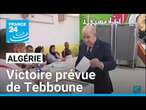 Présidentielle en Algérie : victoire prévue de Tebboune • FRANCE 24