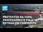 Protestos no México: professores e polícia entram em confronto nos arredores do Azteca | OP NEWS