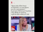 Meloni: "Basta tabù della destra al Quirinale, sì a una figura non di centrosinistra"