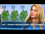 WETTERUMSCHWUNG: Sommer legt eine Pause ein! Regen und deutlich kühlere Temperaturen im Anmarsch!