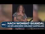 WOMBAT-SKANDAL IN AUSTRALIEN: US-Influencerin flieht nach Empörung über Tier-Entführung!