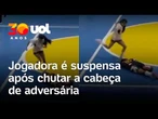 Jogadora é suspensa por 5 anos após chutar cabeça de adversária durante partida de futsal no Ceará