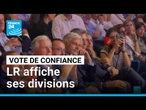 Vote de confiance : LR affiche publiquement ses divisions • FRANCE 24