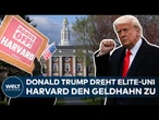 USA - HARVARD: TRUMP SPERRT ELITE-UNI FÜR AUSLÄNDER! Grund: Antisemitismus, Proteste & China!