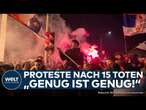 SERBIEN: Proteste eskalieren! Nach 15 Toten gehen Tausende auf die Straßen und fordern Gerechtigkeit