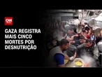 Sobe para 127 número de mortes relacionadas à fome em Gaza | AGORA CNN