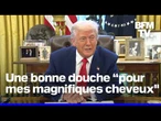 Donald Trump signe un décret pour lever les restrictions sur le débit des douches