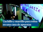 Detenido tras intentar robar con un cuchillo y un martillo un local de apuestas en Náquera, Valencia