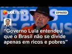 Quaest mostra que governo Lula entendeu que Brasil não se divide só entre ricos e pobres | Sakamoto