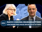 AFFÄRE UM CORONAMASKEN: Jens Spahn unter Druck! Sonderermittlerin spricht über den Milliardendeal