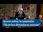 Ayuso presenta un recursos de inconstitucionalidad contra la amnistía: 