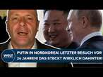 UKRAINE-KRIEG: Zuletzt vor 24 Jahren! Putin reist nach Nordkorea zu Kim Jong Un! Das steckt dahinter