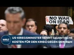 IRAN-KRIEG: Teheran aktiviert Flugabwehr! Kriegsminister Hegseth: 37,5 Mrd. Dollar Kriegs-Kosten!