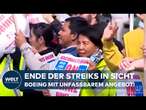 USA: Mega-Streik bei Boeing! Satte Lohnerhöhung? Jetzt deutet sich eine überraschende Wende an!