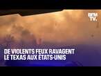 Le Texas est ravagé par des feux violents, 100.000 hectares sont déjà partis en fumée