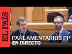 DIRECTO | Feijóo preside la reunión de los grupos parlamentarios del PP en el Senado | EL PAÍS