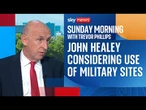 Healey considering use of military sites as temporary accommodation for asylum seekers
