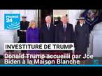 États-Unis : Donald Trump accueilli par Joe Biden à la Maison Blanche • FRANCE 24