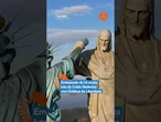 Embaixada do Irã posta luta do Cristo Redentor com Estátua da Liberdade