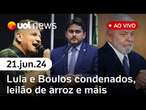 Lula diz estar feliz com ministro indiciado pela PF; caso Bola de Neve: UOL News 2ª Edição ao vivo