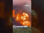 Ukrainian drone STRIKES critical Russian oil facility #shorts #us #news #foxnews #Russia #Ukraine