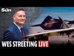 LIVE: Wes Streeting is set to announce a £708m boost to the UK's future combat air system programme