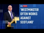 SNP leader makes case for Scottish independence