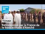 Départ des troupes françaises du Tchad : rétrocession de la base militaire d'Abéché