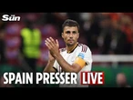LIVE: Spain hold press conference as they prepare for match against Austria