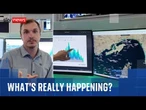 Data suggests ships are taking one route more than the other in the Strait of Hormuz