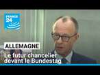 Réarmement de l'Allemagne : le futur chancelier devant le Bundestag • FRANCE 24