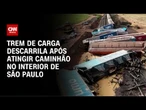 Trem que transportava milho descarrilou após atingir caminhão em Araraquara (SP) | CNN PRIME TIME