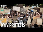 LIVE: Kyiv protests enter second day against removal of defense minister Fedorov