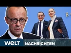 DEUTSCHLAND: CDU und AfD in Umfrage gleichauf! Unmut mit Merz-Regierung wächst weiter | WELT STREAM