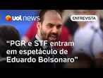 Eduardo Bolsonaro ser investigado por Moraes STF é erro duplo, analisa advogado: 'Ajuda Bolsonaro'