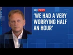 Shapps learned father-in-law survived Manchester synagogue attack while watching Sky News