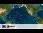 Widespread tsunami warnings after magnitude 8.8 quake off Russia's east coast | BBC News