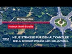 DEUTSCHLAND: Neue Straße für den Altkanzler - Berlin benennt Straße nach Helmut Kohl