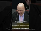 Moraes lê ofensas e diz que Bolsonaro instigou ataques ao STF: 'Atitudes criminosas confessadas'