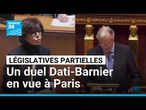 Législatives partielles à Paris : un duel Dati-Barnier en vue • FRANCE 24
