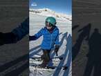 Woman SCOLDS teens on French slope