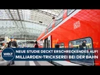 DEUTSCHLAND: Studie deckt auf! Der große Bahn-Schwindel! Milliarden-Trickserei um Steuergelder