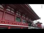 Mattarella visita il tempio buddista Senso-ji a Tokyo