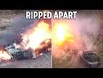 Ukraine's Leopard and Abrams tanks cause havoc to Russians as Bradley gets in on action