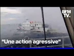 La Chine repousse la Marine philippine avec des canons à eau