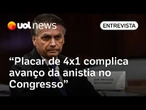 Fux empolga defensores da anistia, mas placar de 4x1 do STF pode travar pauta no Congresso | Análise