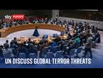 UN Security Council meeting on terrorist threats