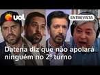 Datena nega dar apoio no 2º turno: 'Nunes é ruim, Marçal é perigoso e Boulos é marionete de Lula'